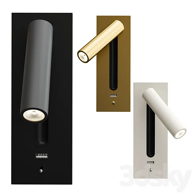 LED wall lamp 3D Model