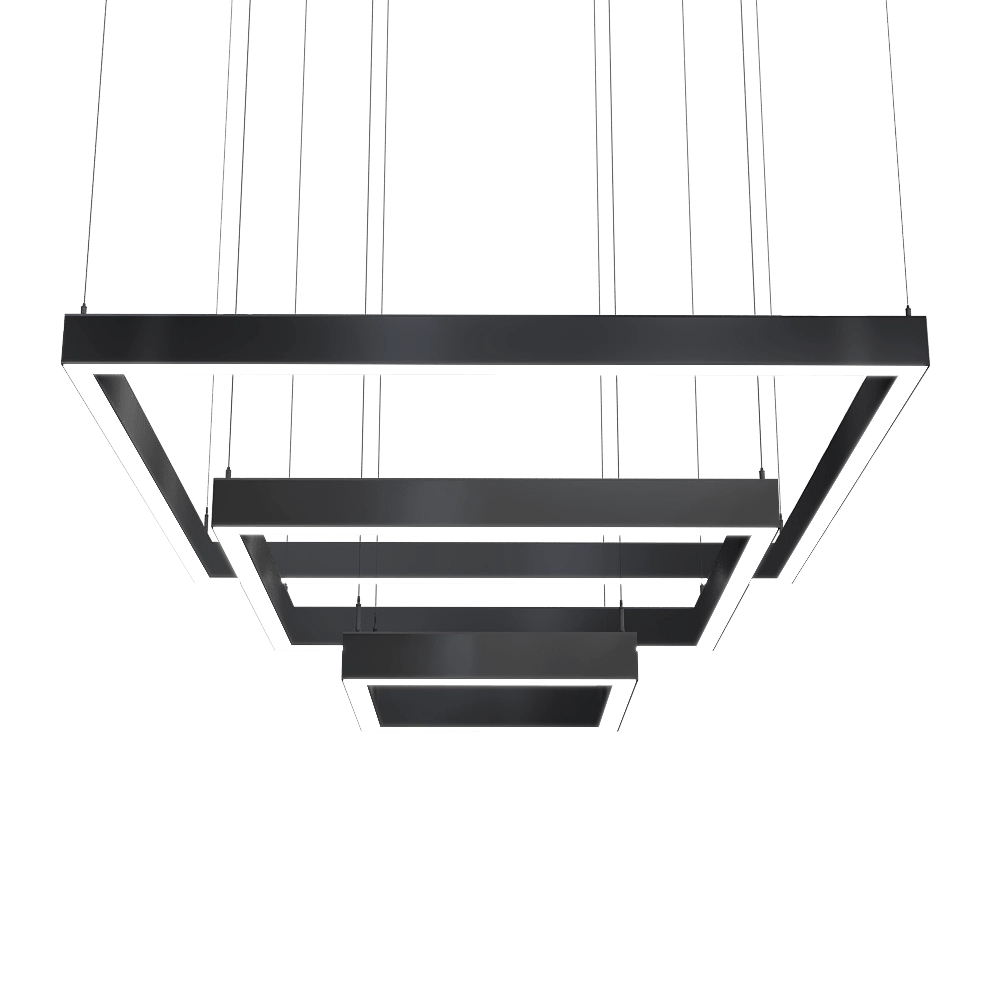 Ledalen - Pendant lamp Kvadrato trio 3D Model