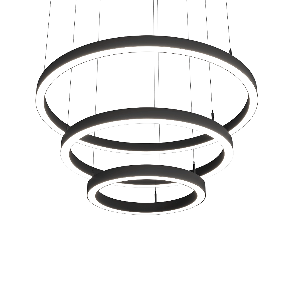 Ledalen - Pendant lamp Ring Trio 3D Model