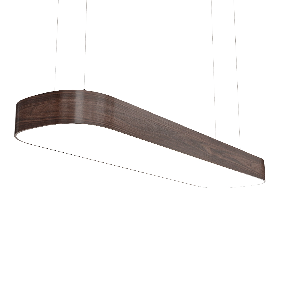 Ledalen - Pendant lamp Wood ovale 3D Model