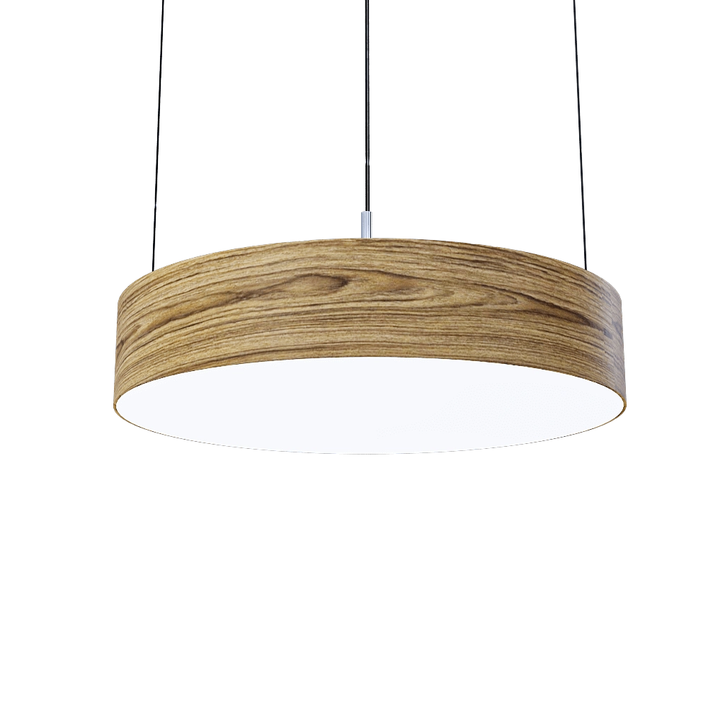 Ledalen - Pendant lamp Wood Ring D500 3D Model