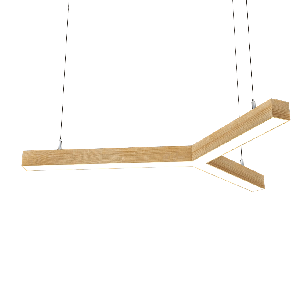 Ledalen - Pendant lamp Wood Y 3D Model