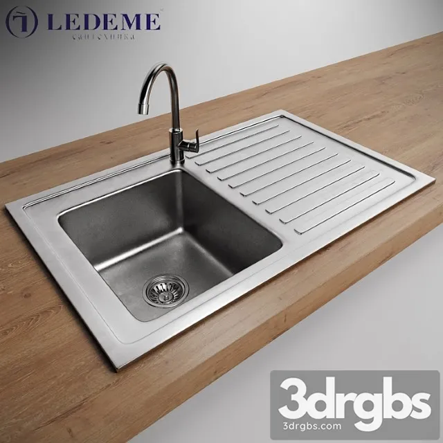 Ledem L98050 L Sink 3D Model Free