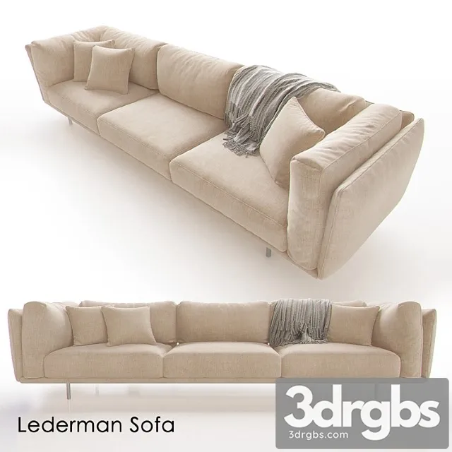 Lederman Sofa By Arik Ben Simhon 3D Model Free