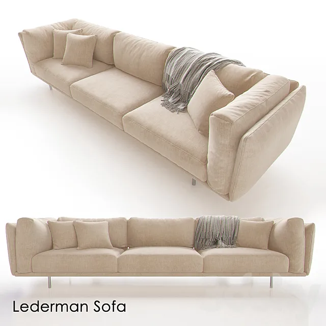 Lederman Sofa by Arik Ben Simhon 3D Model