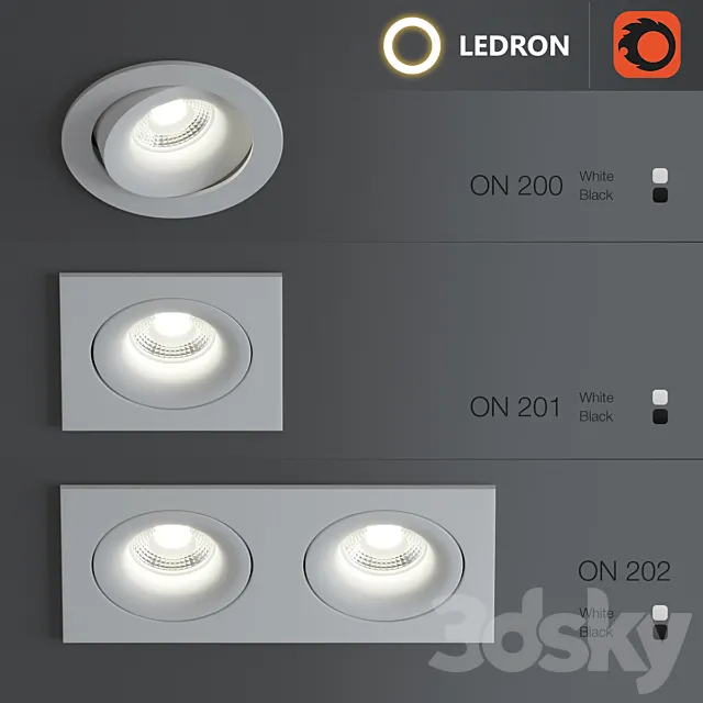 Ledron DE 200. DE 201. DE 202 3DModel