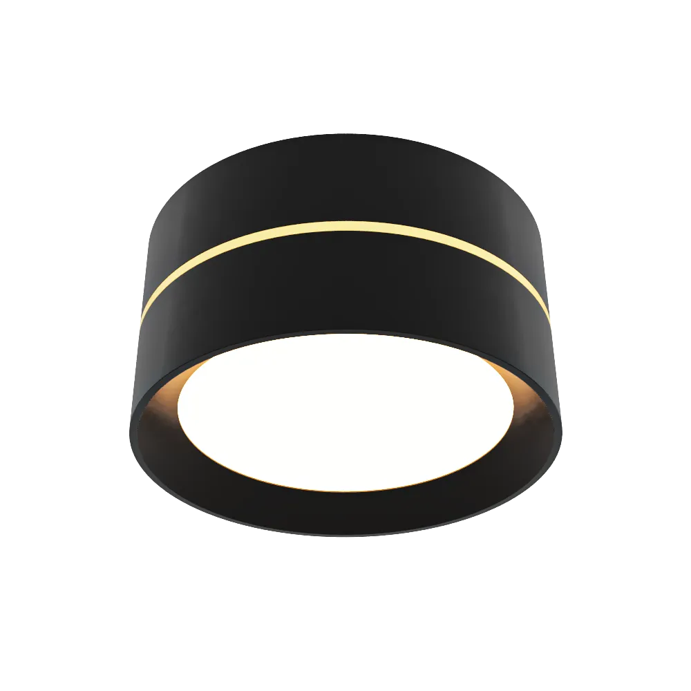 LeDron - Spot lamp - Barrel Black 3D Model