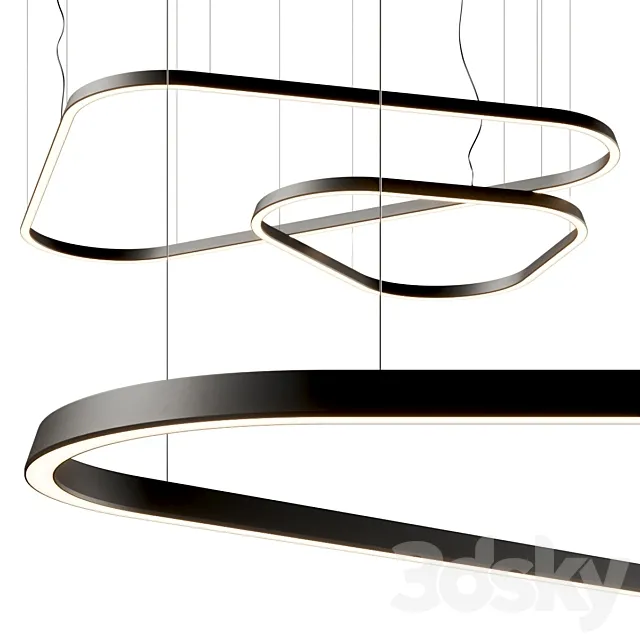 Leds C4 Geometric Triangle Pendant Lamps Free Download