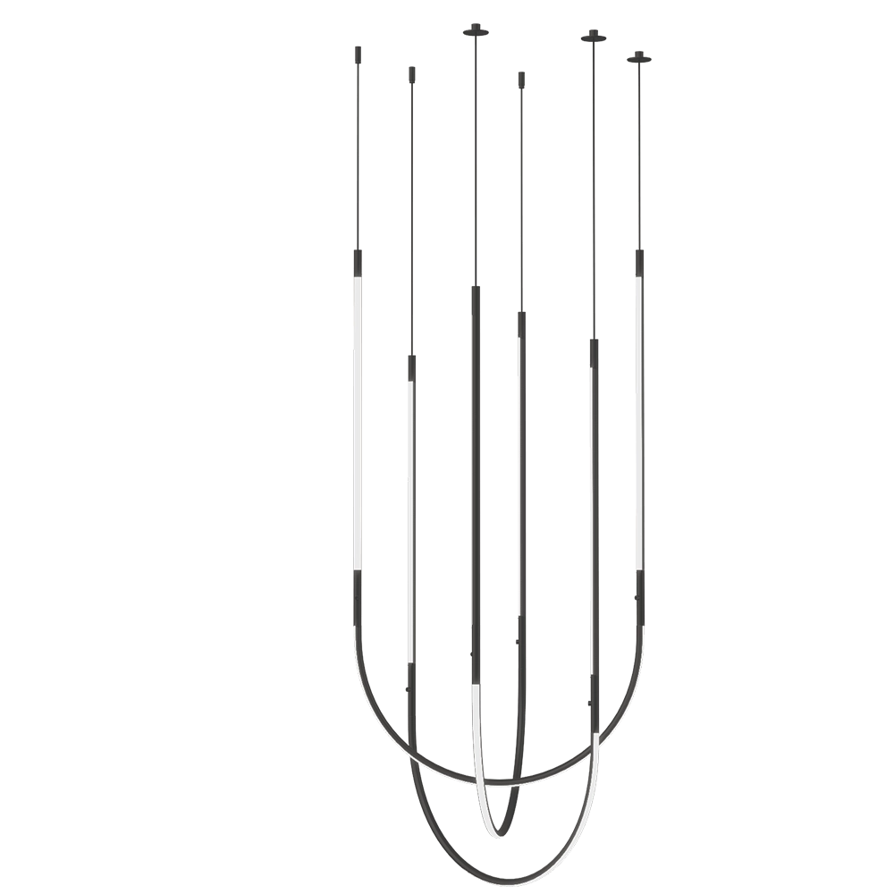 LedsC4 - Pendant lamp Tubs Modular 3D Model