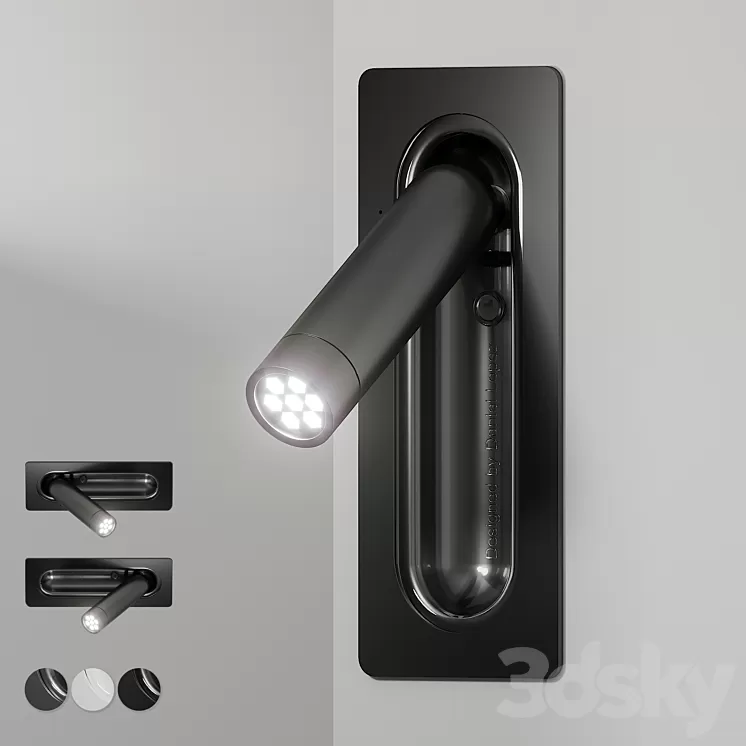 Ledtube wall lights 3D Model