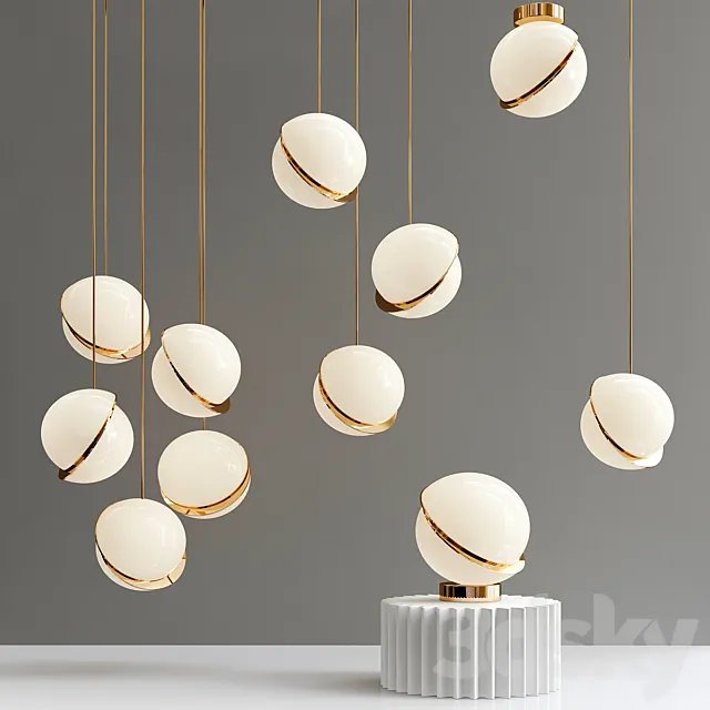 Lee Broom Collection – 5 types 3D Model