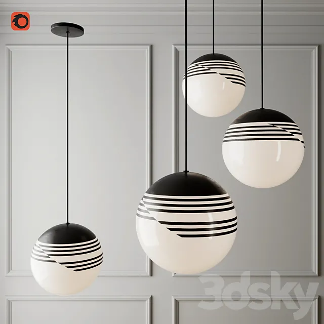 Lee Broom Optical Lighting pedant 3DModel