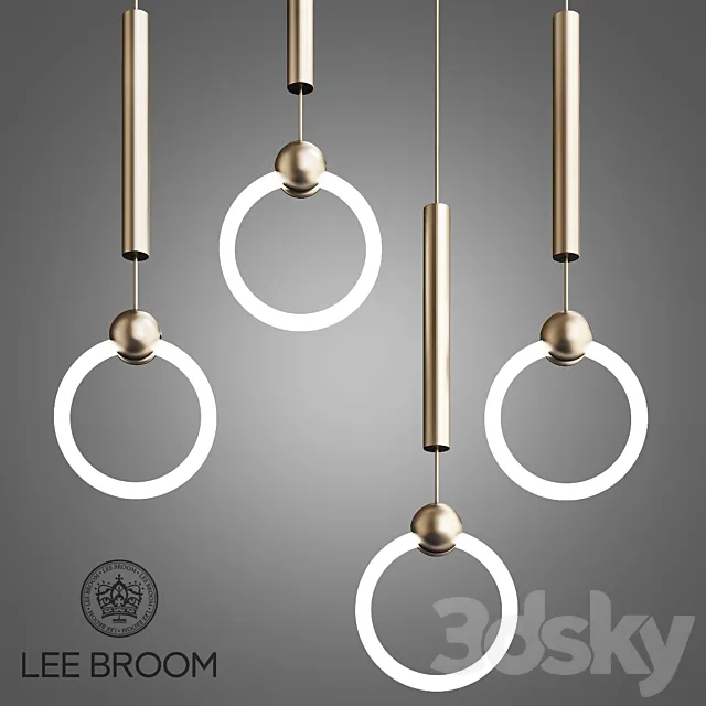 Lee Broom Ring Light Brass 3DModel