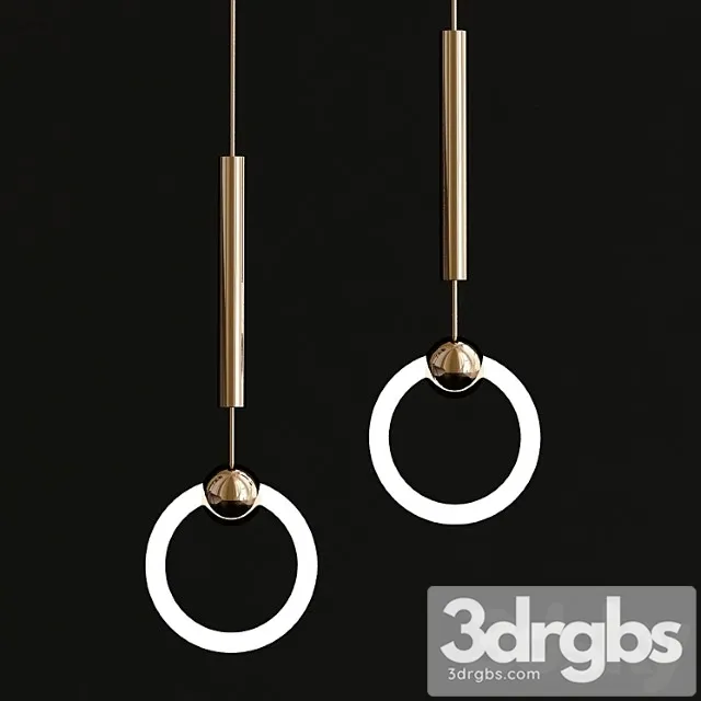 Lee broom ring suspension lamp 3D Model Free
