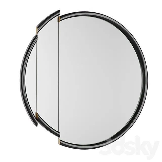 LEE BROOM - SPLIT MIRROR ROUND 3D Model