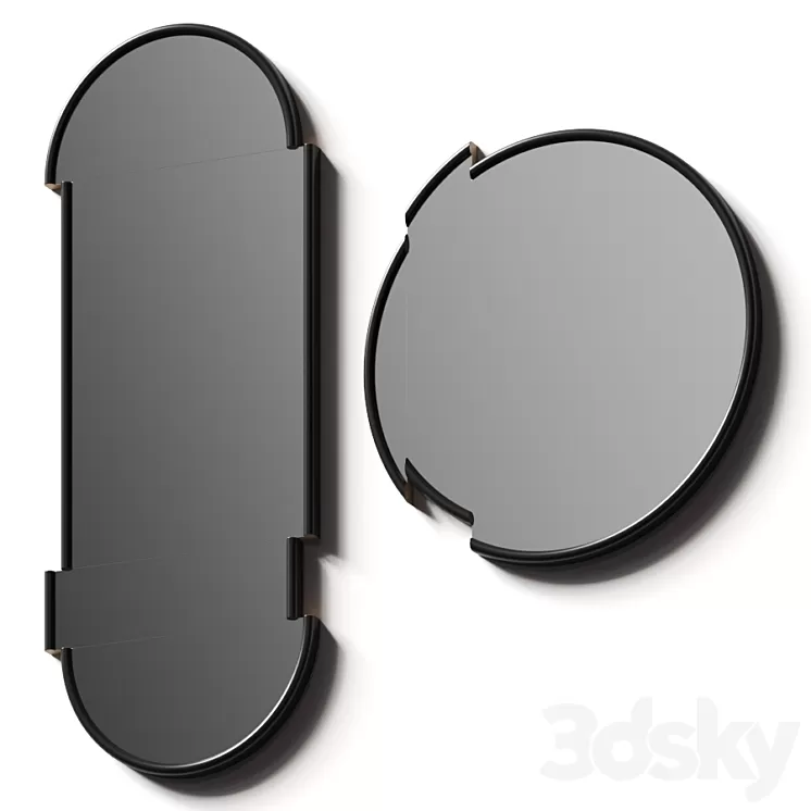 Lee Broom Split Wall Mirrors 3D Model Free
