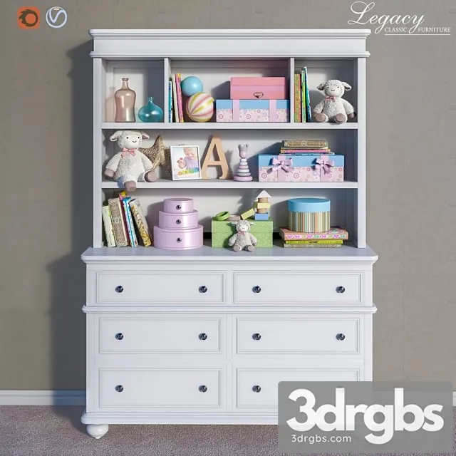 Legacy Classic Furniture Accessories Decor and Toys Set 2 3D Model Free