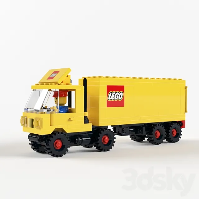 Lego 6692 Tractor Trailer 3D Model
