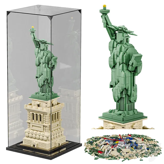 LEGO Architecture 21042 The Statue of Liberty set 3DModel