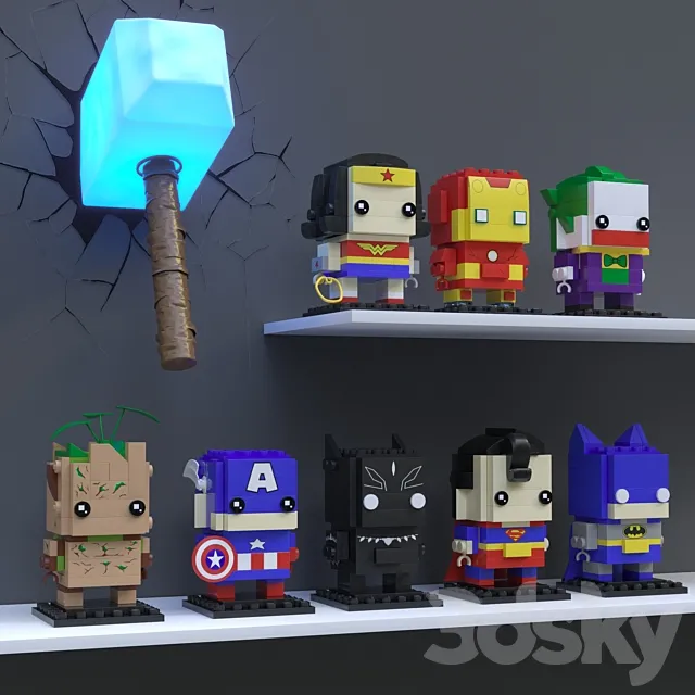 LEGO BrickHeadz 3D Model