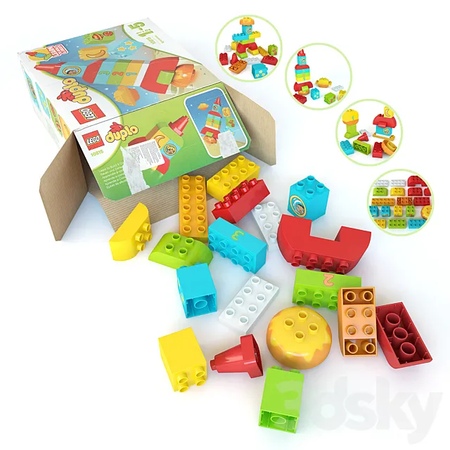 Lego Duplo 10815 3D Model