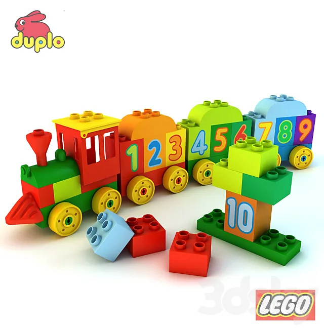Lego Duplo 3D Model