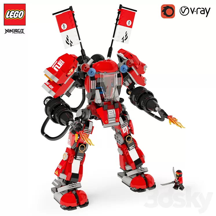 LEGO Ninjago №70615 3D Model