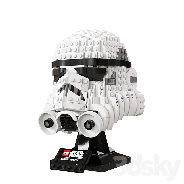 Lego Star Wars Helmet Storm Trooper 3DModel