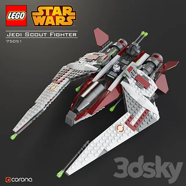 LEGO SW Jedi Scout Fighter Free Download
