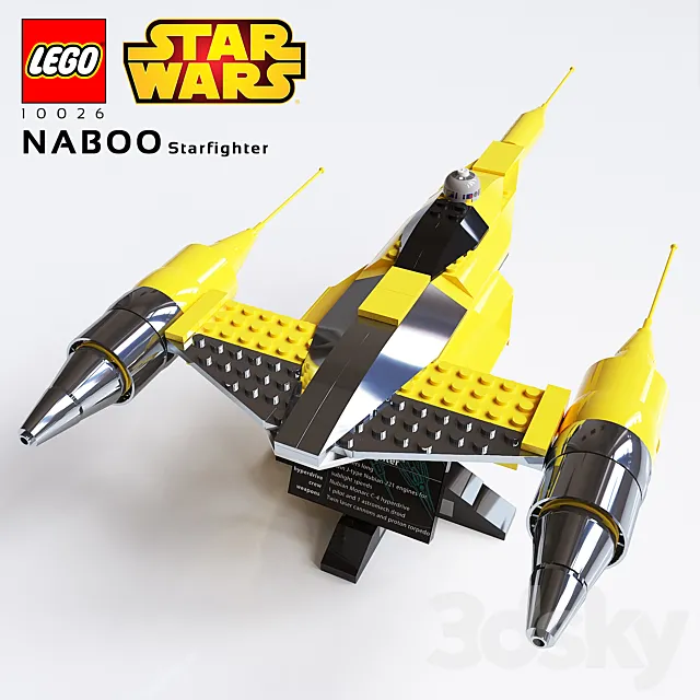 LEGO SW Naboo Starfighter 3DModel