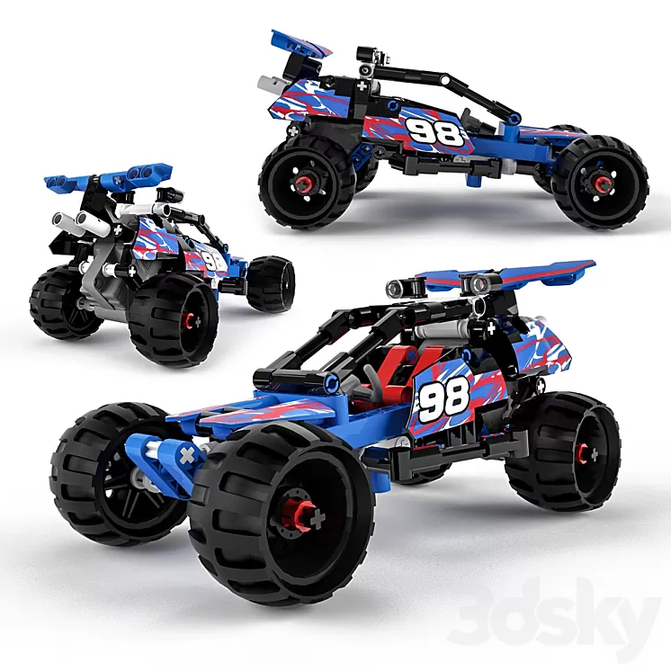 Lego Technic Off-road Racer 3D Model