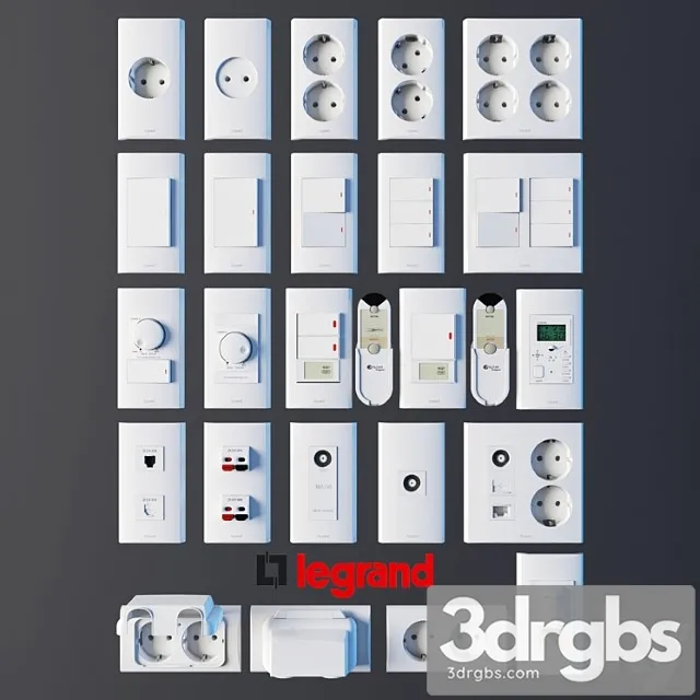 Legrand Zunis 3D Model Free