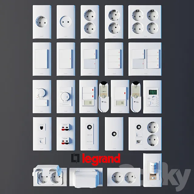 Legrand zunis 3D Model