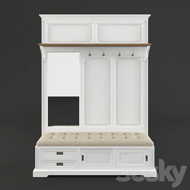 Lehome Hallway Clothes Storage 3D Model