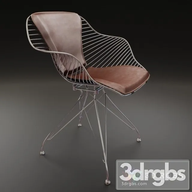 Leibal Wire Dining Chair 3D Model Free