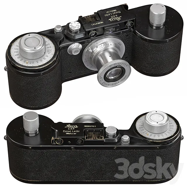 Leica 250 Reporter camera 3D Model