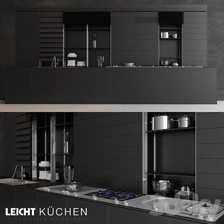leicht kitchen 3D Model