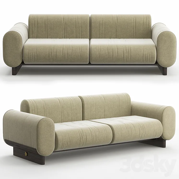 Leigh sofa 3D Model Free