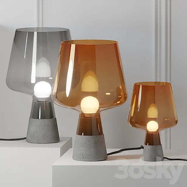 Leimu table lamps 3D Model