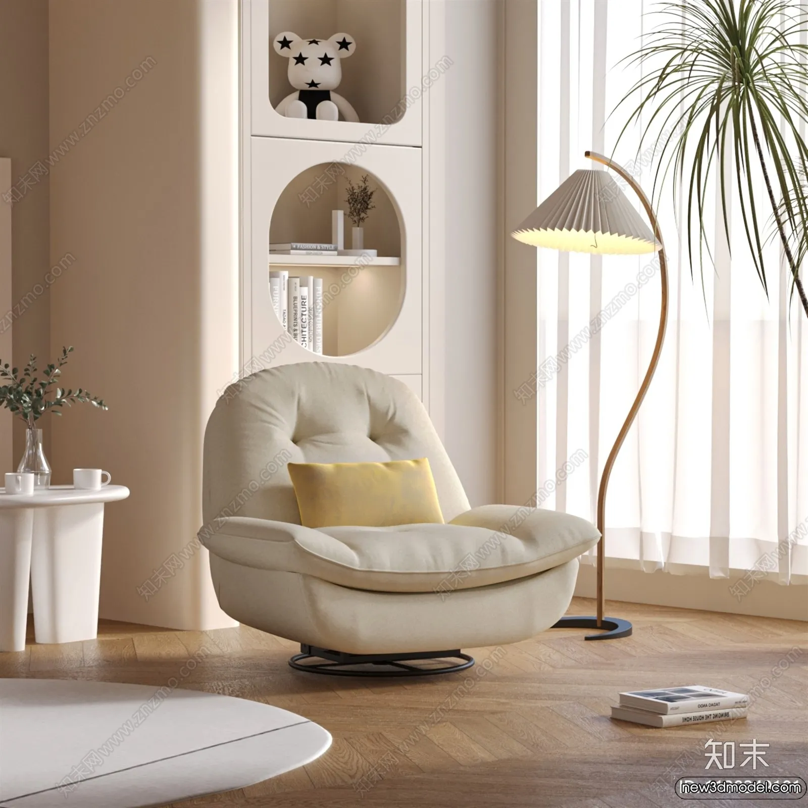 Leisure Chairs - 3D Furniture Models for Interior - 003