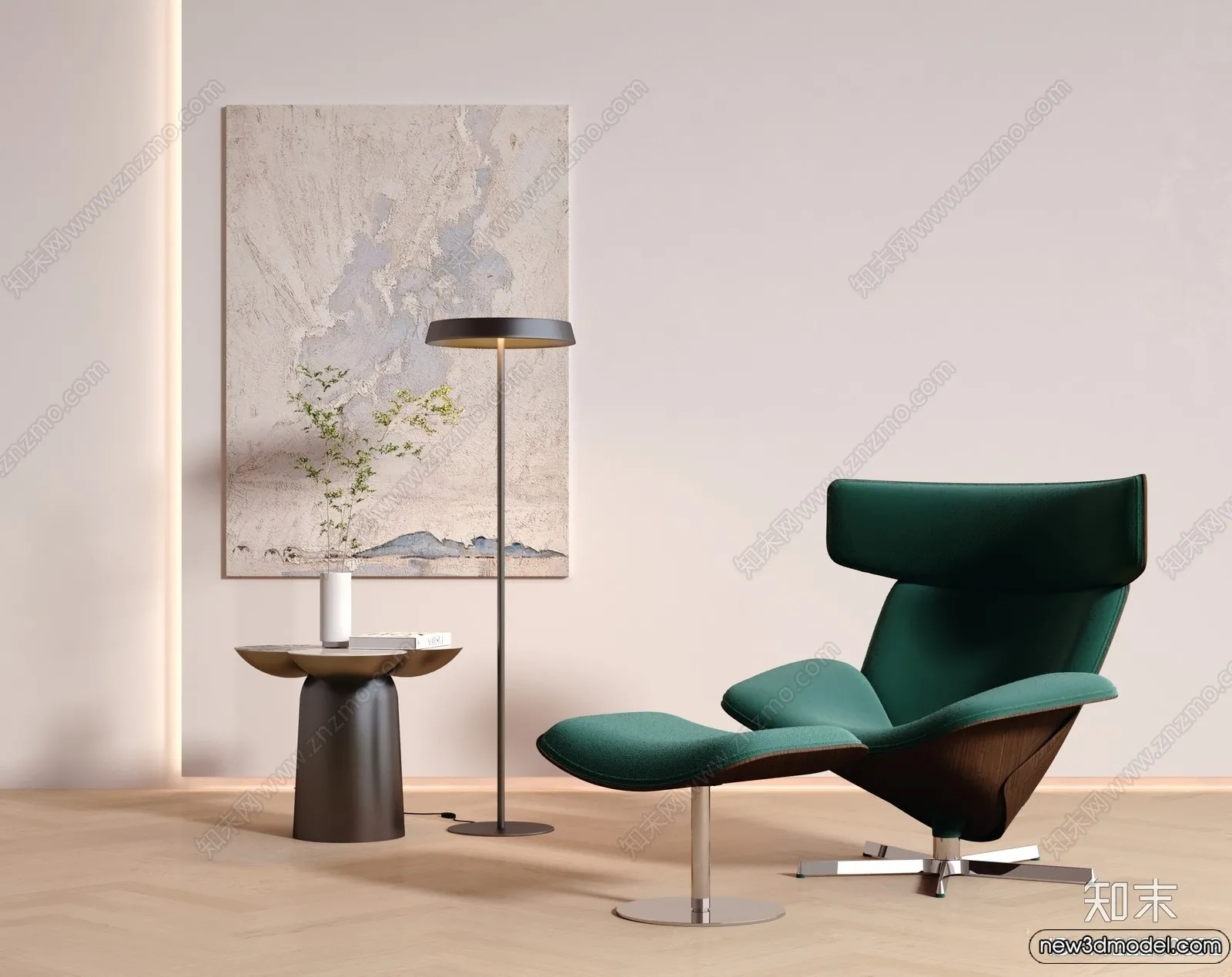 Leisure Chairs - 3D Furniture Models for Interior - 009