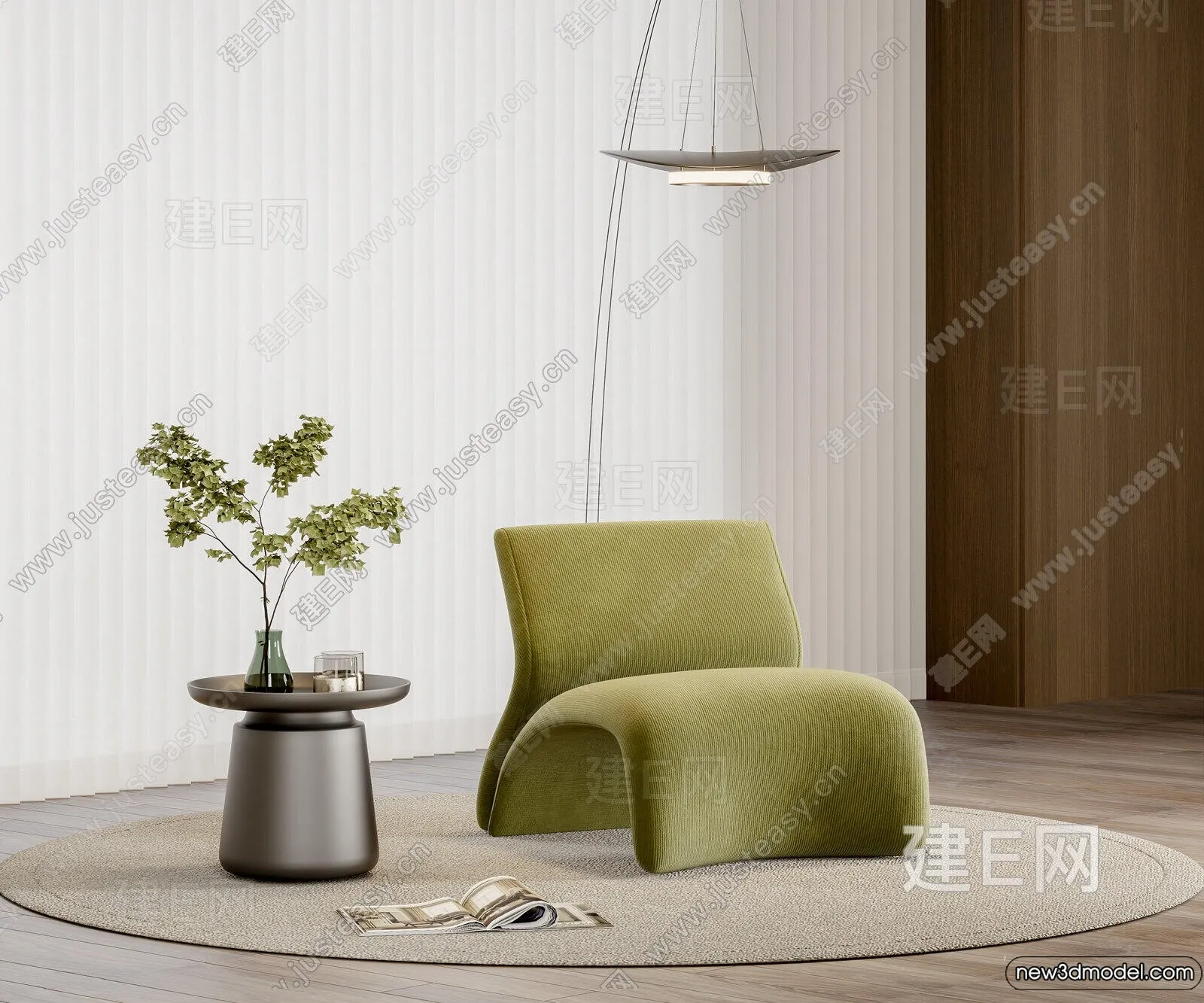 Leisure Chairs - 3D Furniture Models for Interior - 022