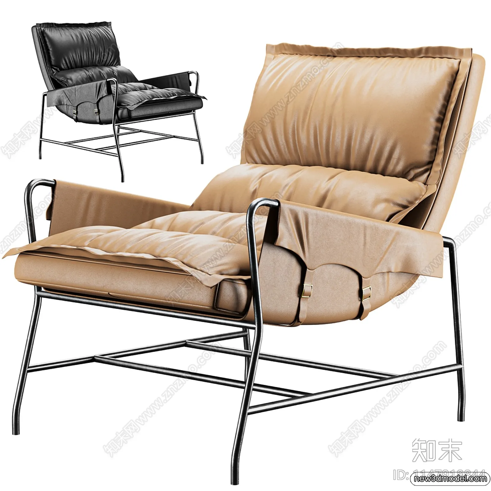 Leisure Chairs - 3D Furniture Models for Interior - 024