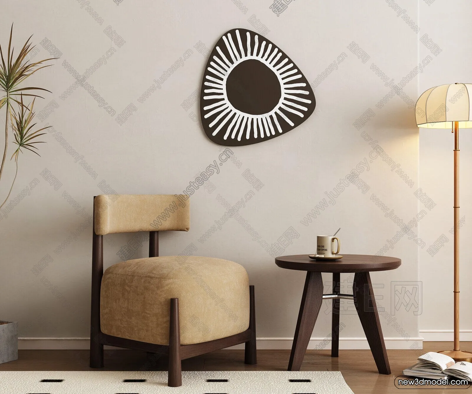 Leisure Chairs - 3D Furniture Models for Interior - 031