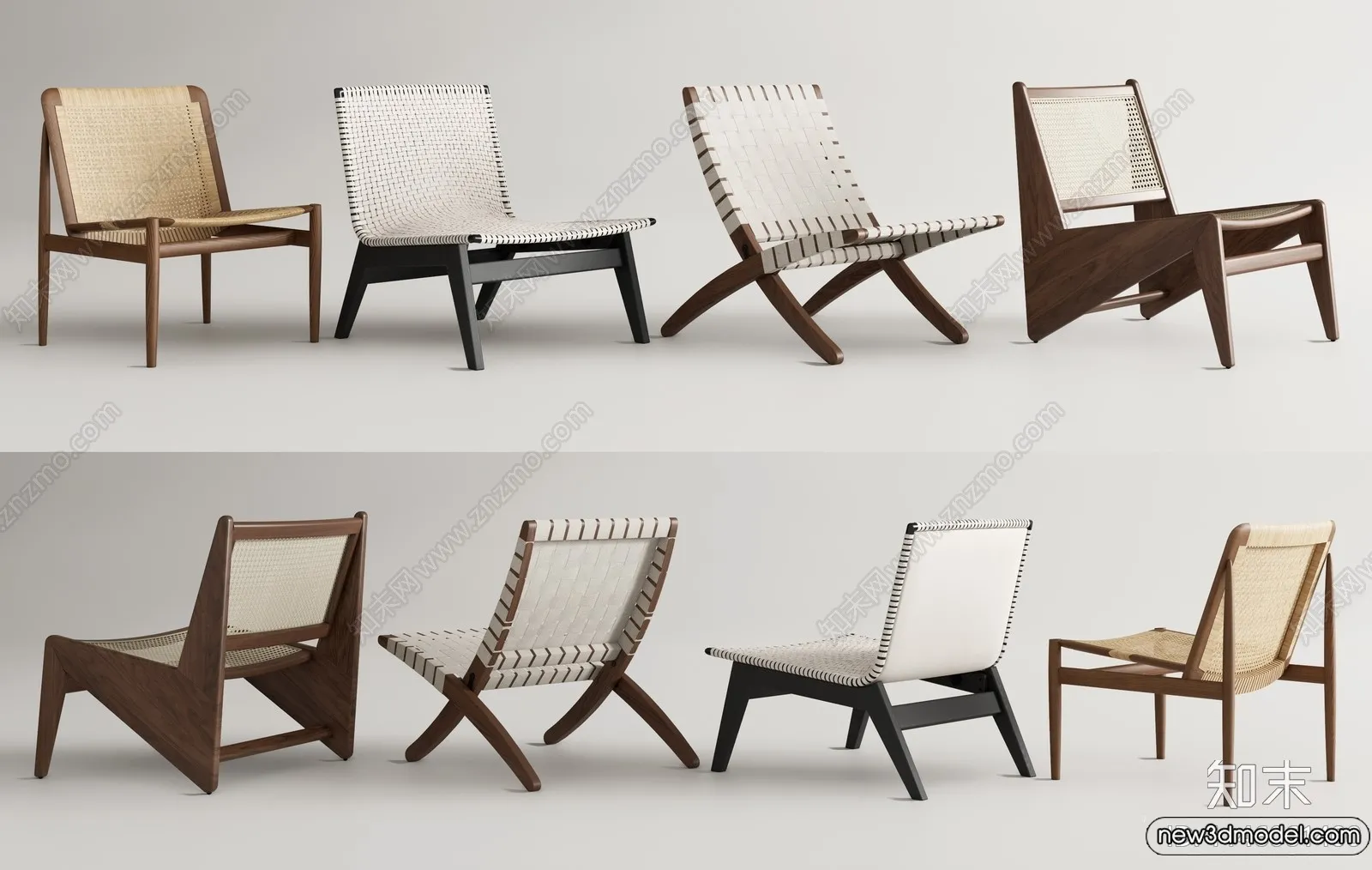 Leisure Chairs - 3D Furniture Models for Interior - 033