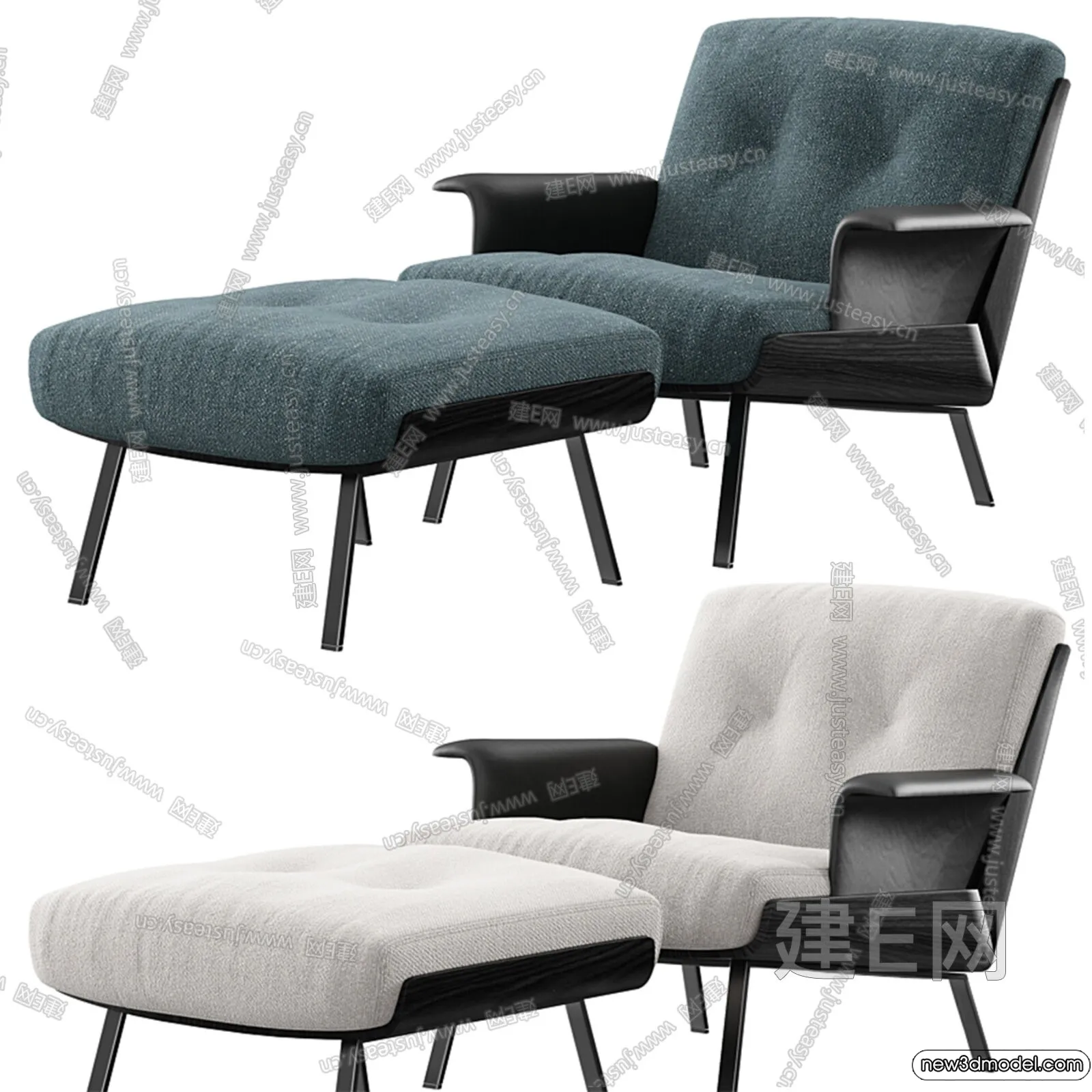 Leisure Chairs - 3D Furniture Models for Interior - 037