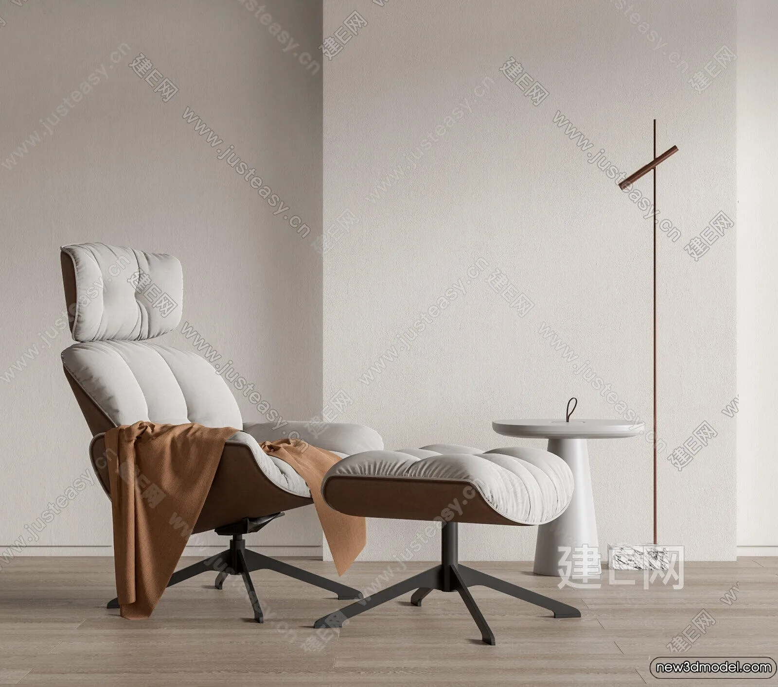 Leisure Chairs - 3D Furniture Models for Interior - 038