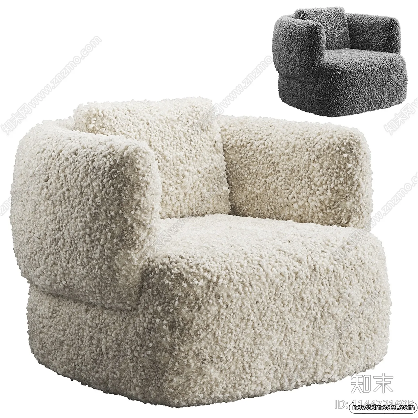 Leisure Chairs - 3D Furniture Models for Interior - 040