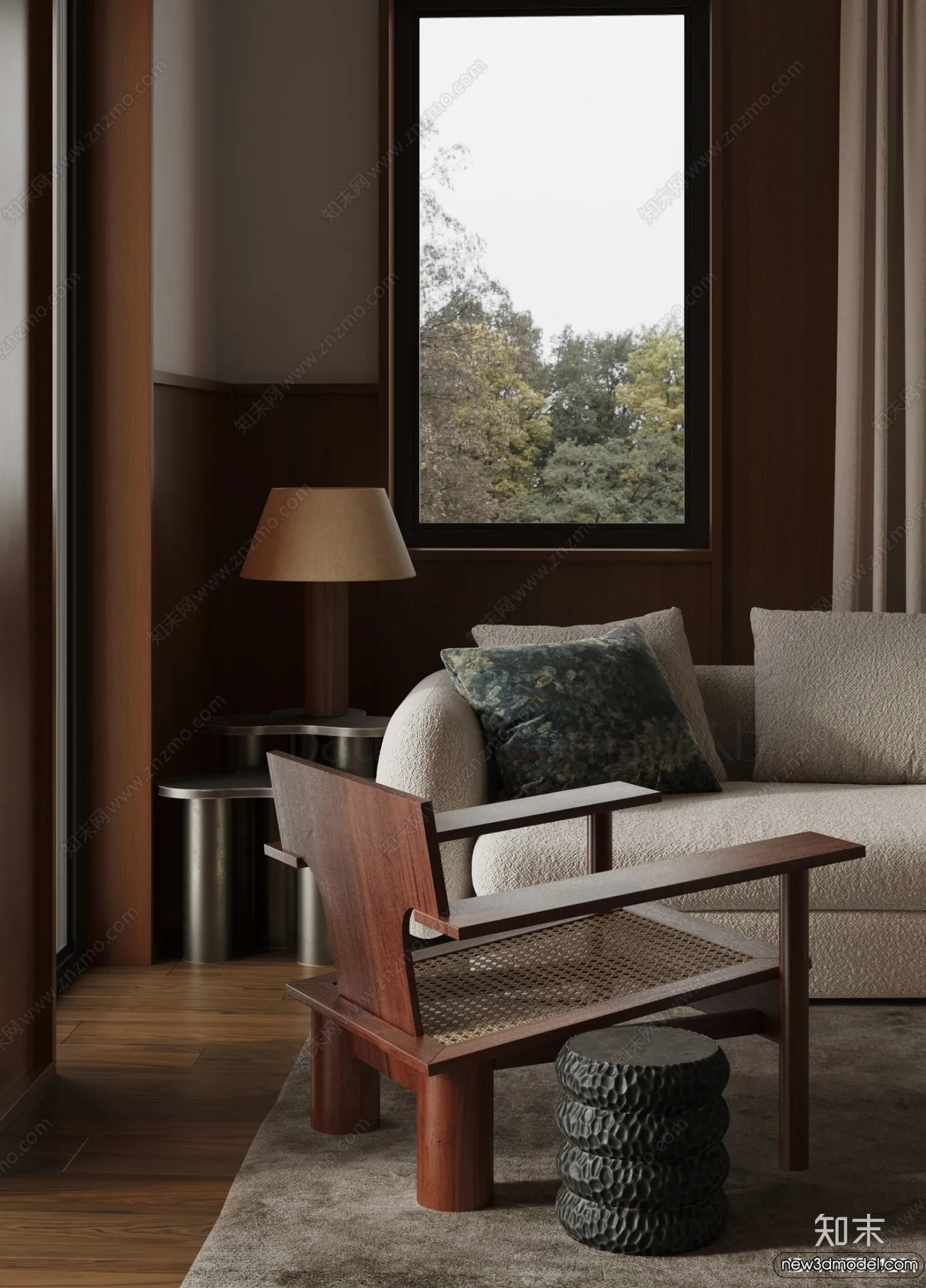 Leisure Chairs - 3D Furniture Models for Interior - 041