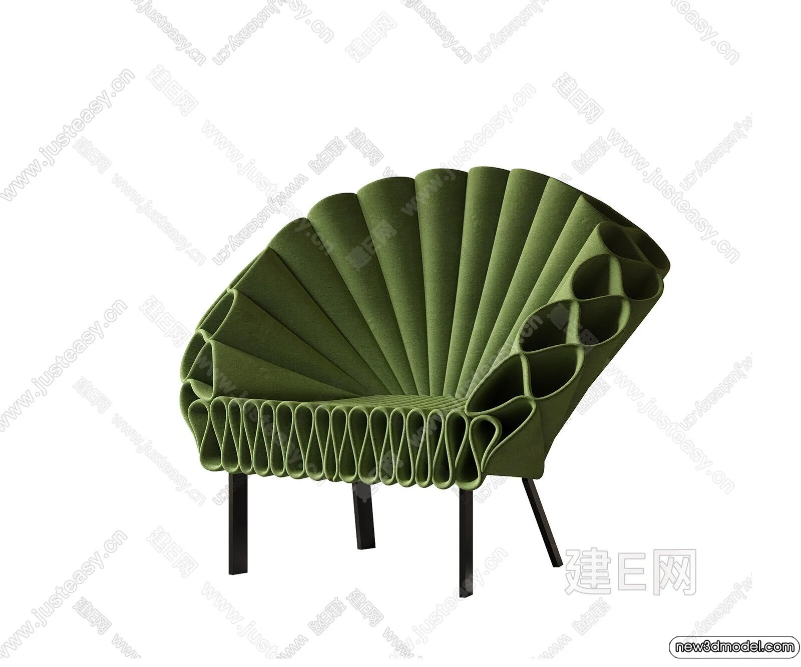 Leisure Chairs - 3D Furniture Models for Interior - 043